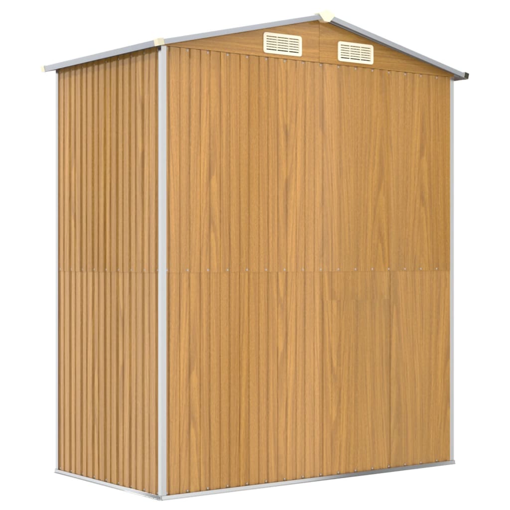 Geräteschuppen Grün 192x108x223 cm Verzinkter Stahl