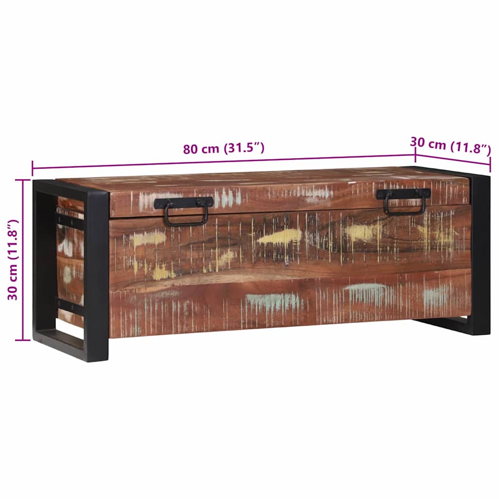 Aufbewahrungs-Truhen Braun 40 x 30 x 30 cm Massivholz Mango