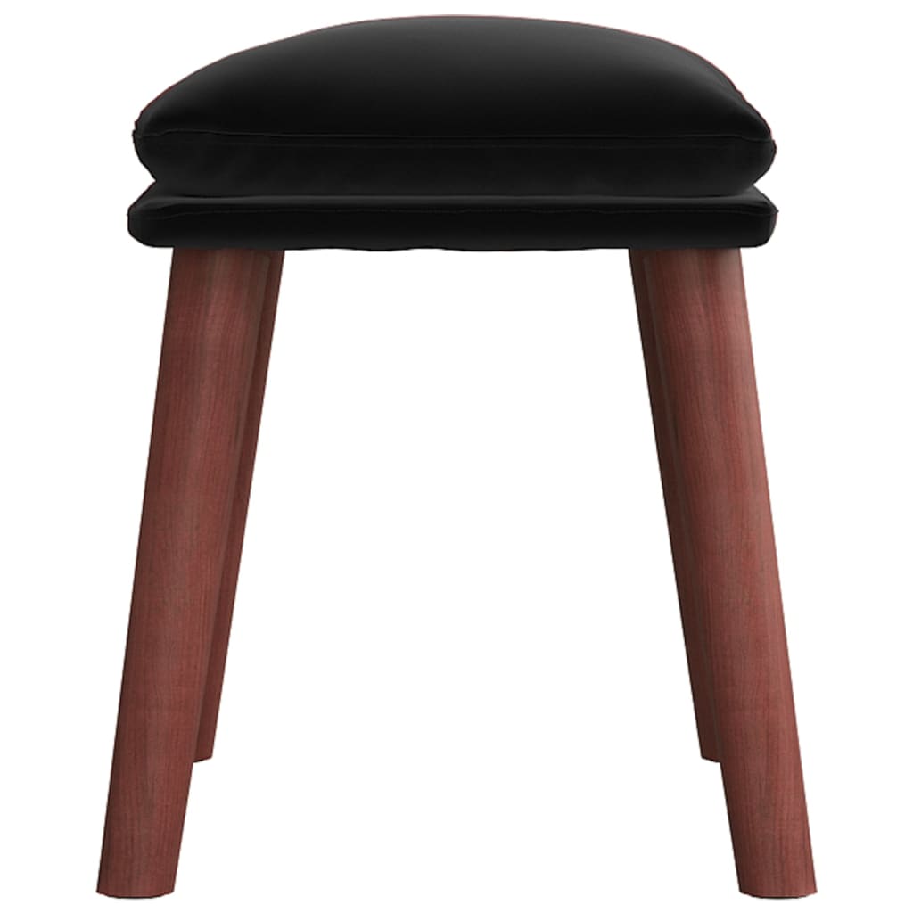 Fußhocker Hellgrau 45x29,5x35 cm Samt