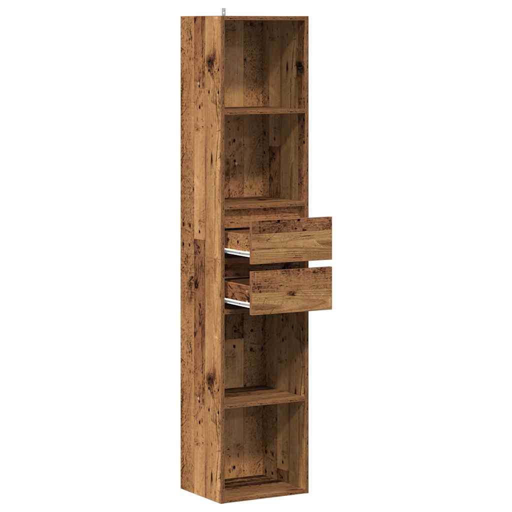 Bücherregal Weiß 36x30x171 cm Holzwerkstoff
