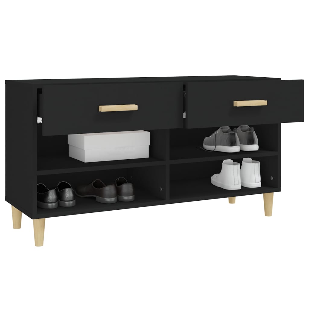 Schuhschrank Weiß 102x35x55 cm Holzwerkstoff