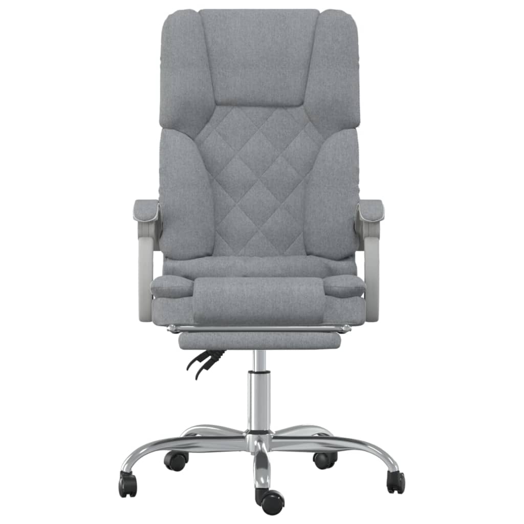 Bürostuhl mit Massagefunktion Taupe Stoff