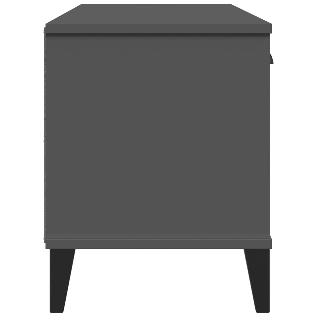 Schuhbank VIKEN Weiß 106x35x45 cm Holzwerkstoff