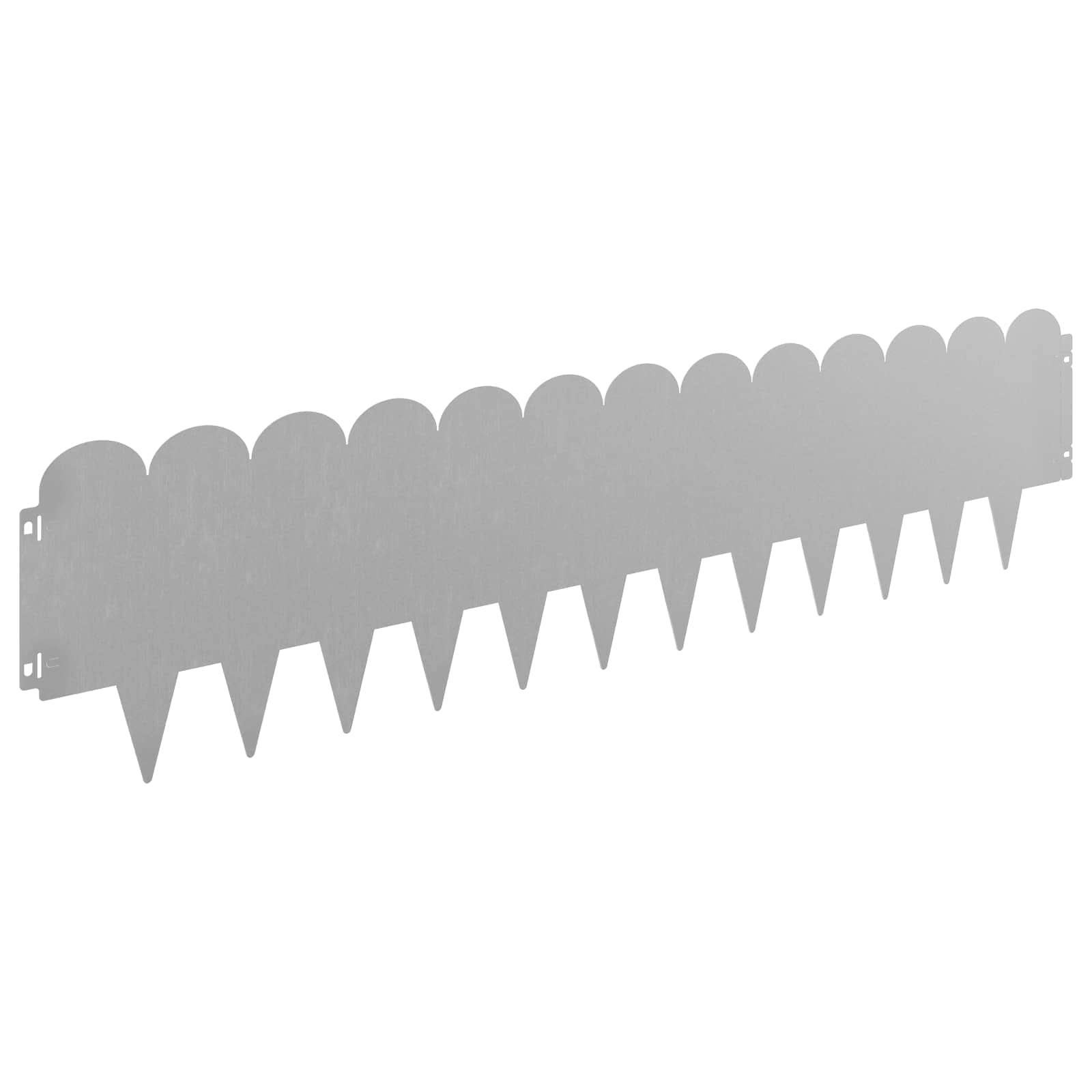 Raseneinfassung 10 pcs 103 x 15 cm Stahl Schwarz