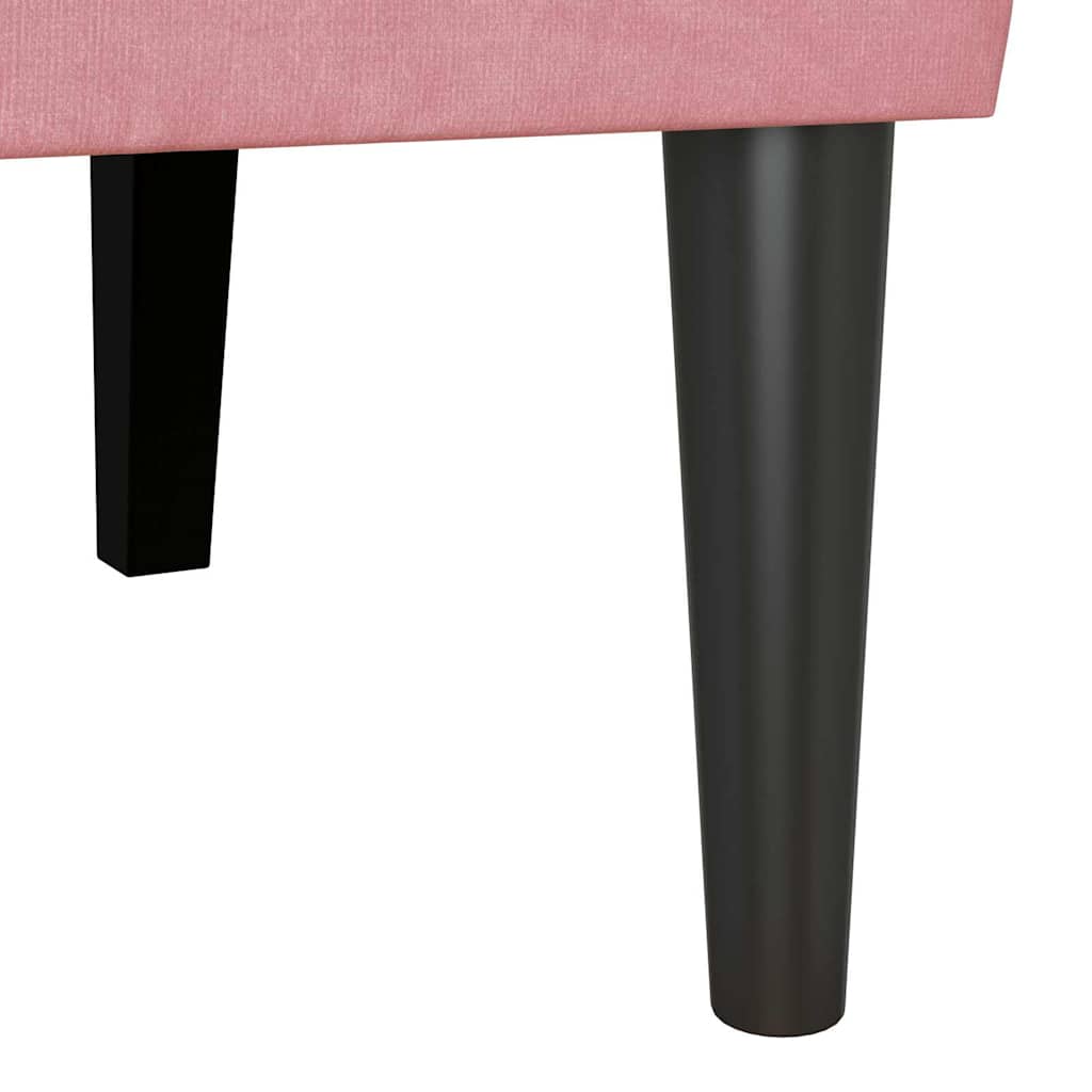 Chesterfield Bank Hellgrau 112 x 65,5 x 75 cm Samt