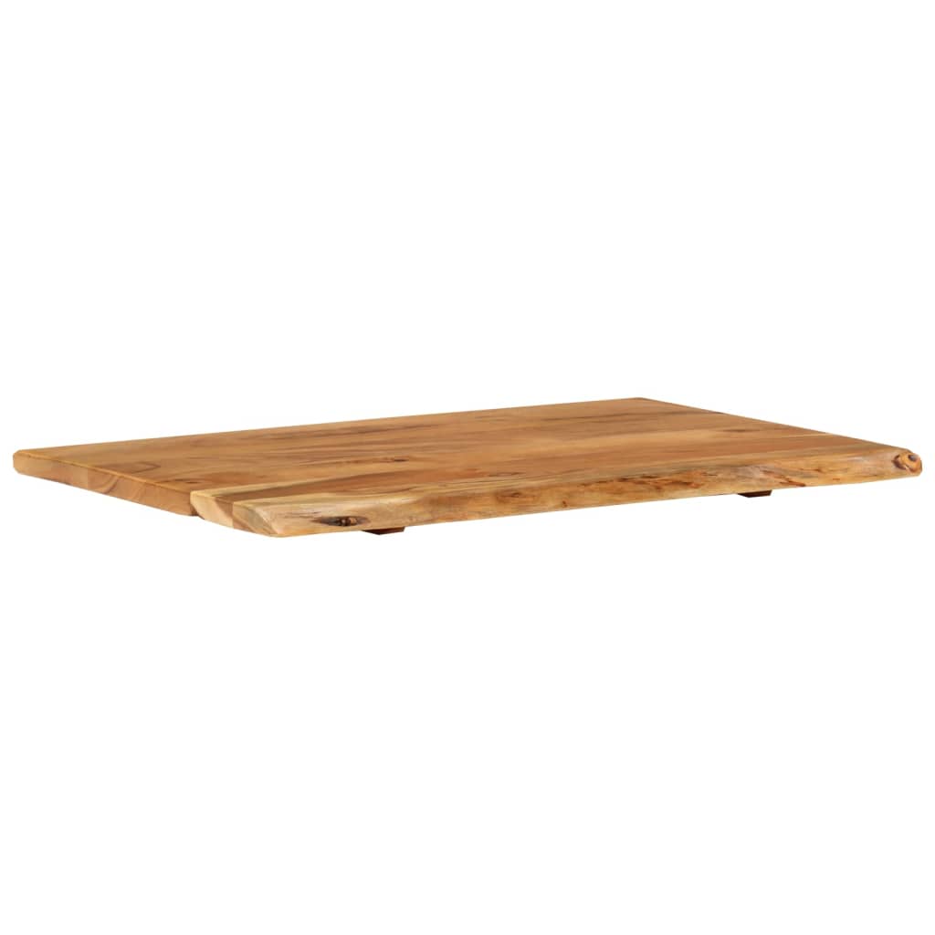 Badezimmer-Waschtischplatte Massivholz Akazie 100x52x2,5 cm