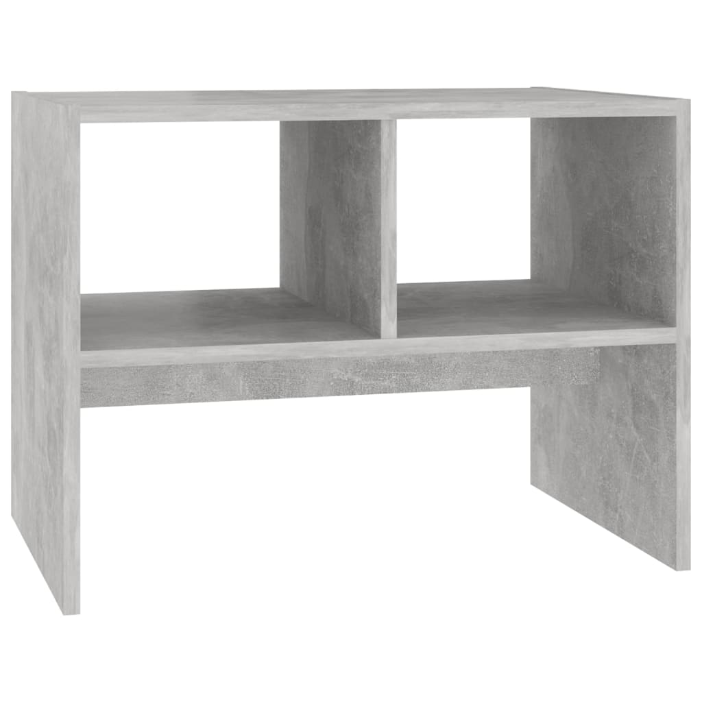 Beistelltisch Grau 60x40x45 cm Holzwerkstoff