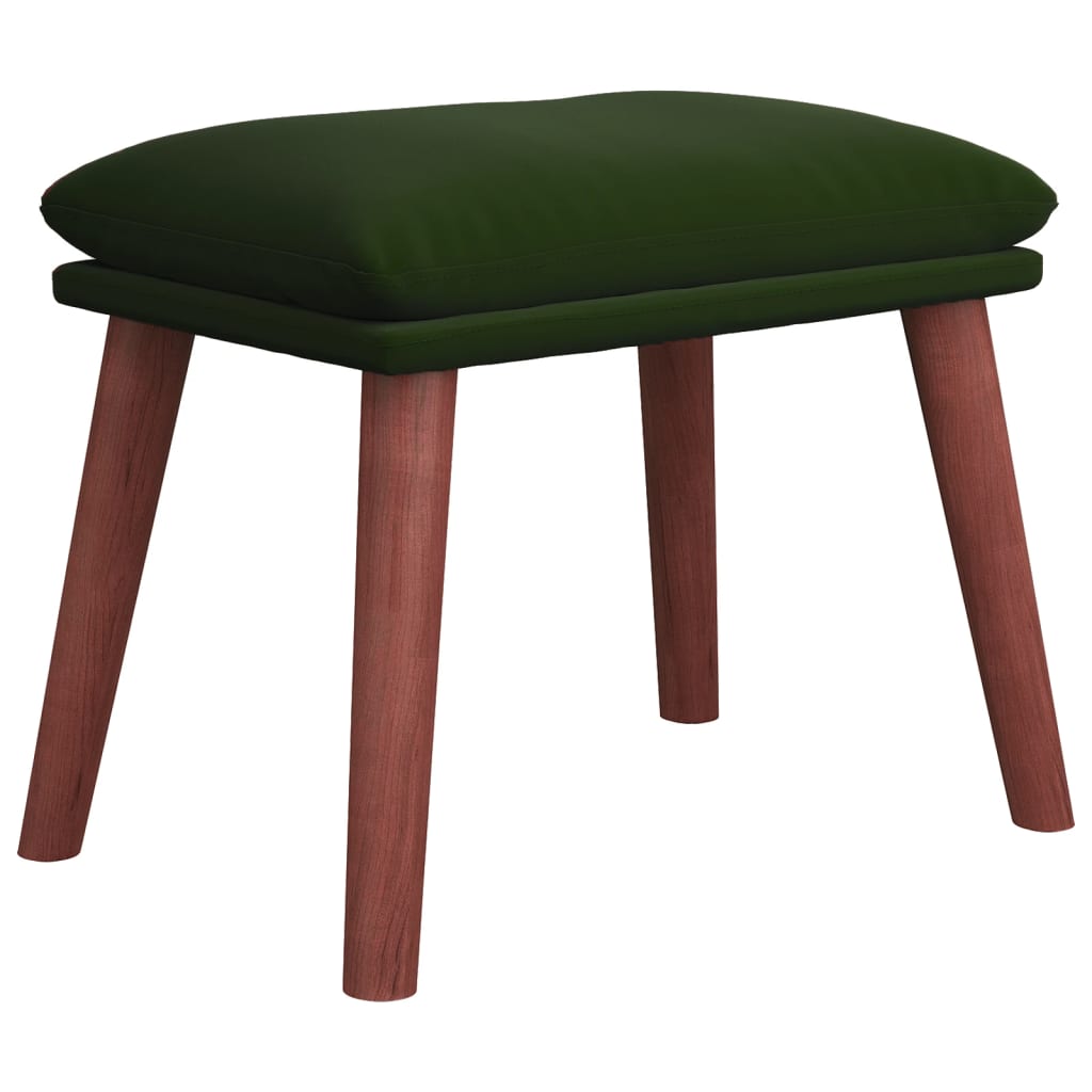 Fußhocker Hellgrau 45x29,5x35 cm Samt