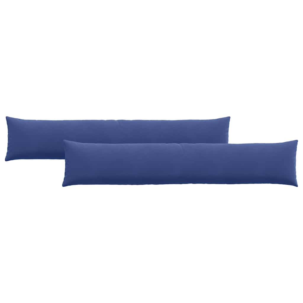 Sofakissen 2 Stück Blau 50 x 30 cm Cordstoff