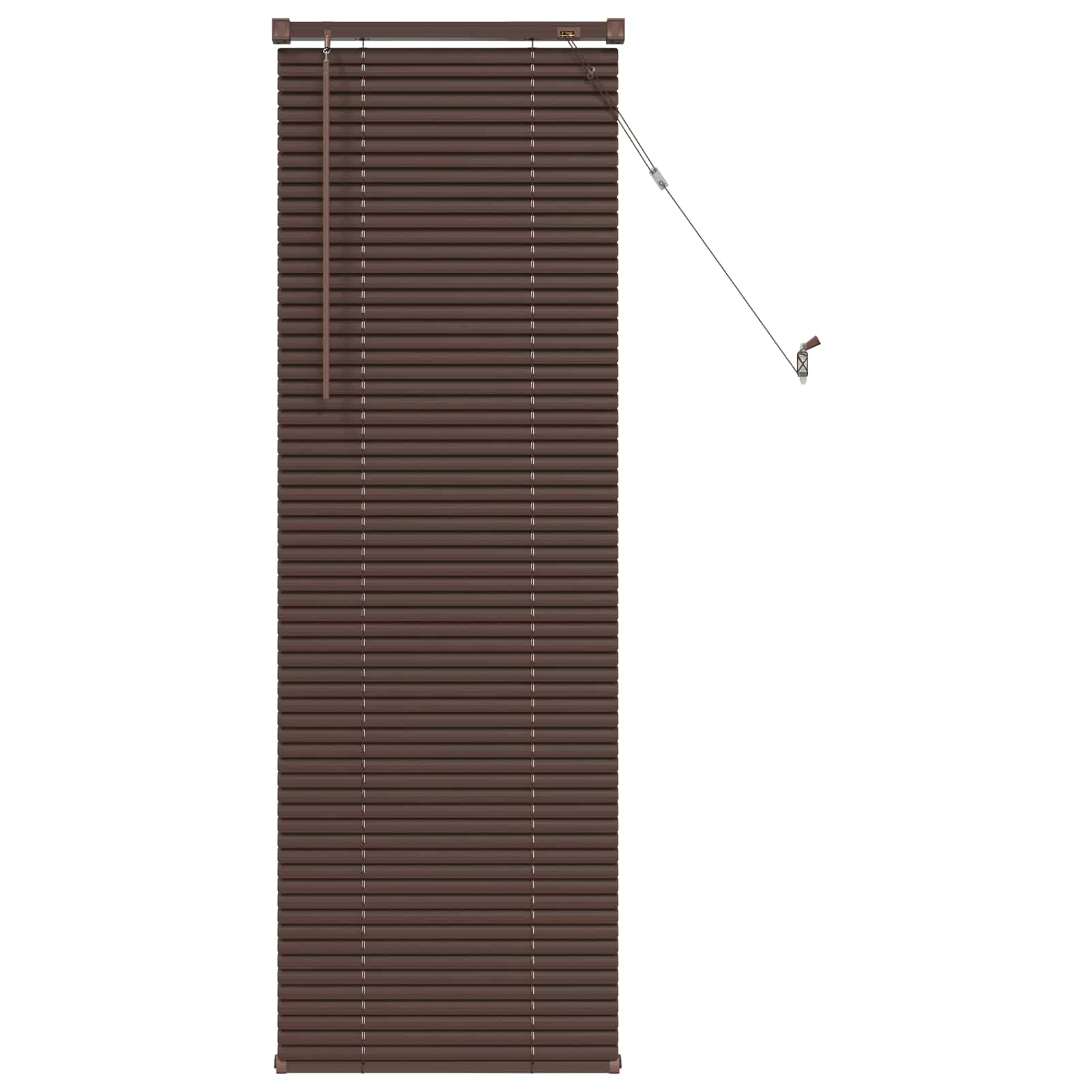 Jalousie Silber Grau 150 x 40 cm 25 mm PVC