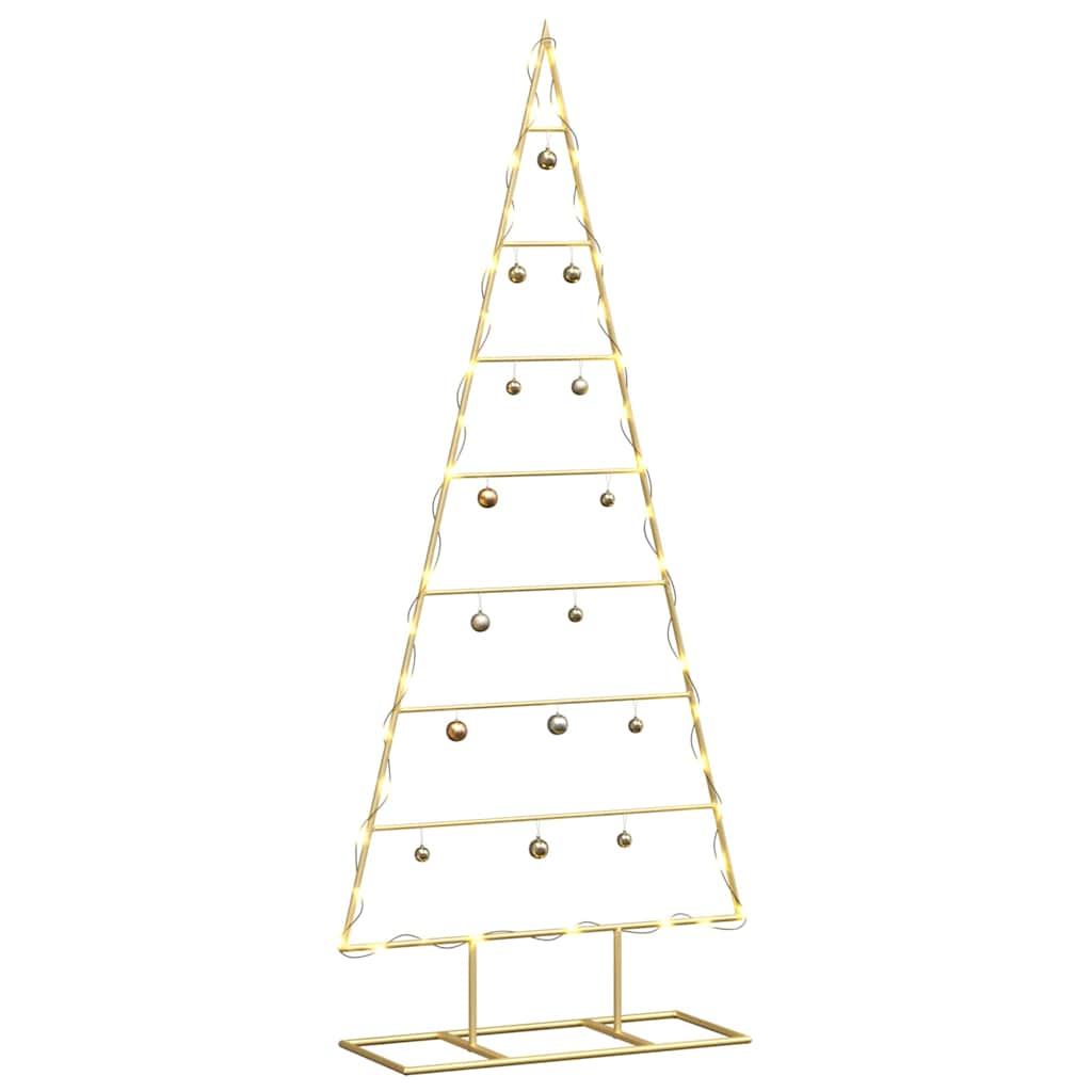 Metall Weihnachtsbaum Gold 60 cm Pulverbeschichteter Stahl