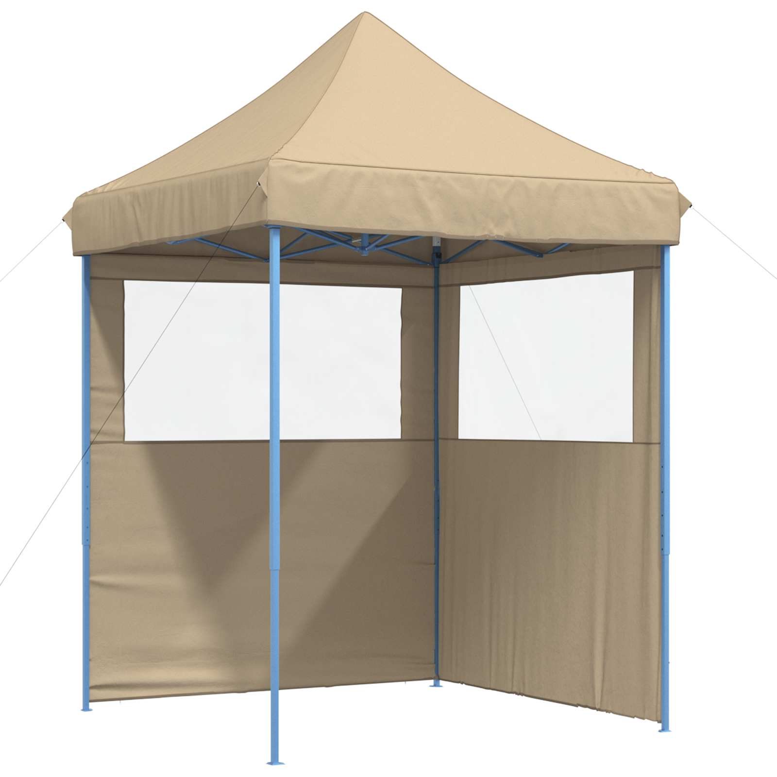 Partyzelt Faltbar Pop-Up Schwarz 200x200x306 cm
