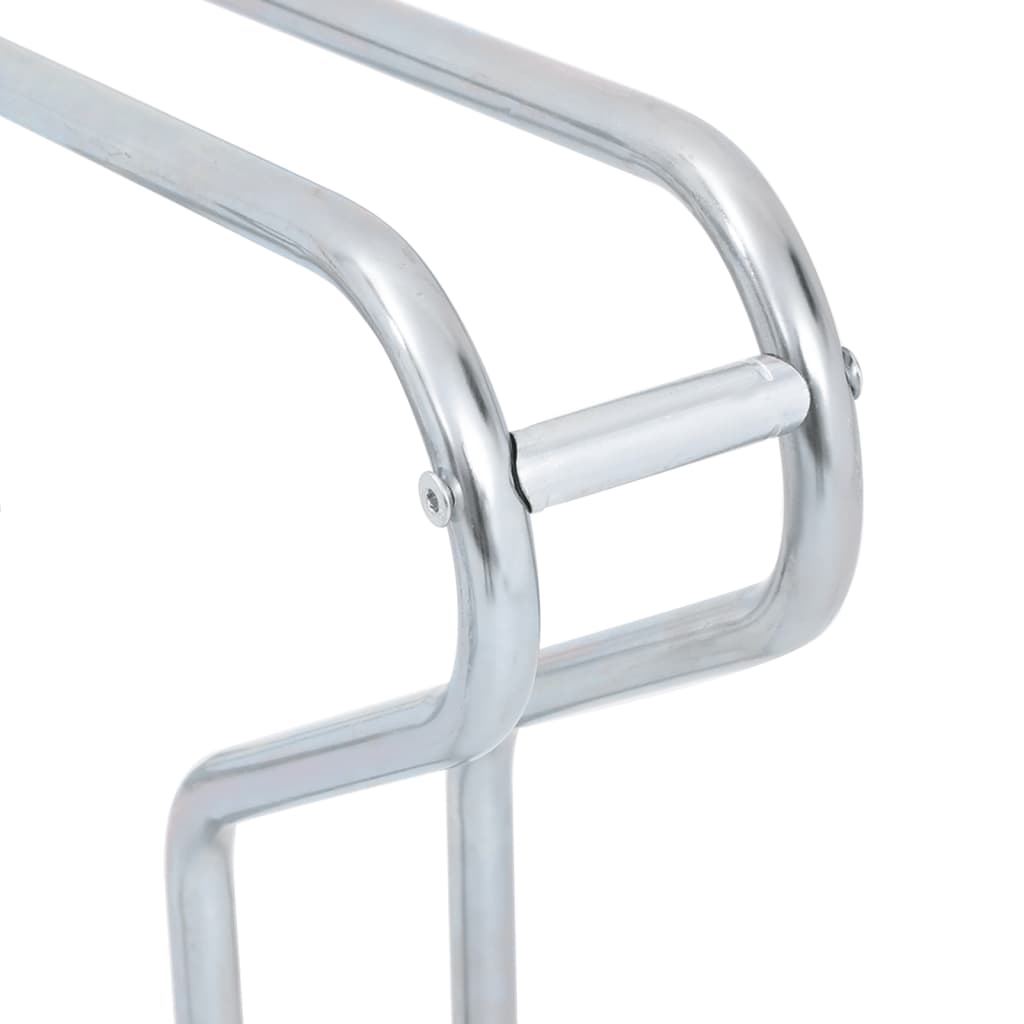 Fahrradständer für 2 Fahrräder Verzinkter Stahl