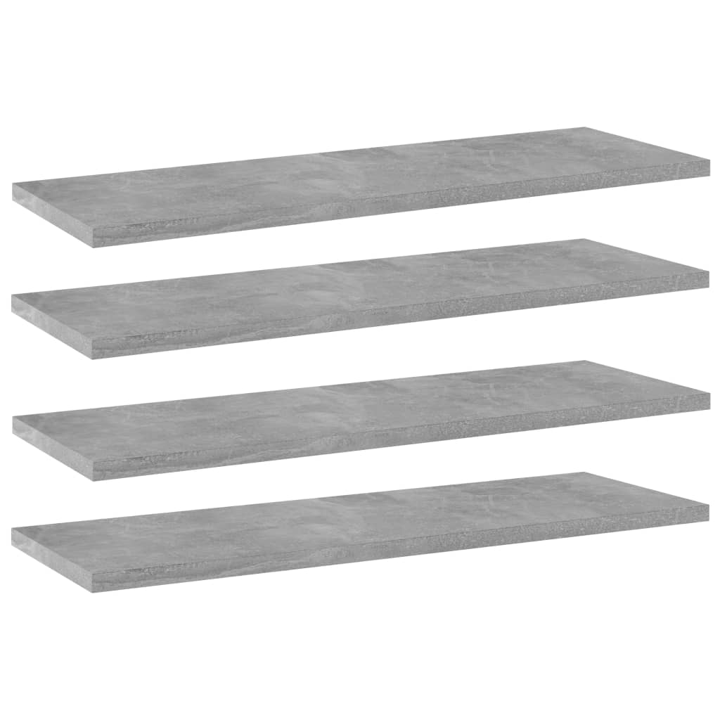 Bücherregal-Bretter 4 Stk. Weiß 40x10x1,5 cm Holzwerkstoff