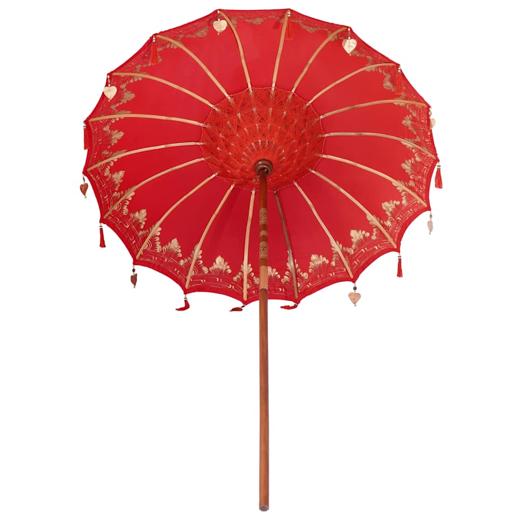 Balinesischer Sonnenschirm Creme 185 x 185 x 260 cm