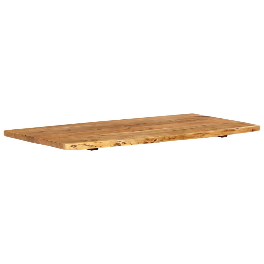 Badezimmer-Waschtischplatte Massivholz Akazie 100x52x2,5 cm