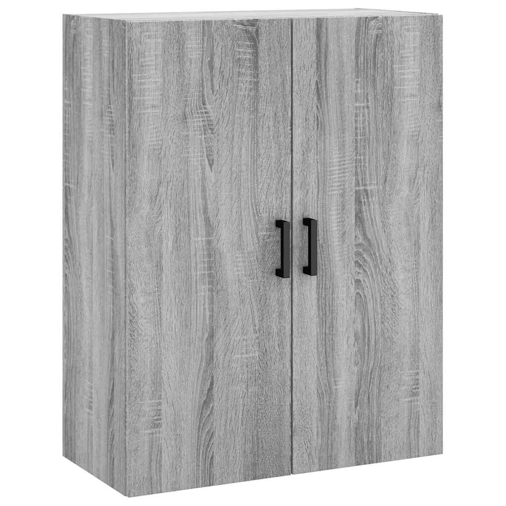 Highboard Betongrau 69,5x34x180 cm Holzwerkstoff