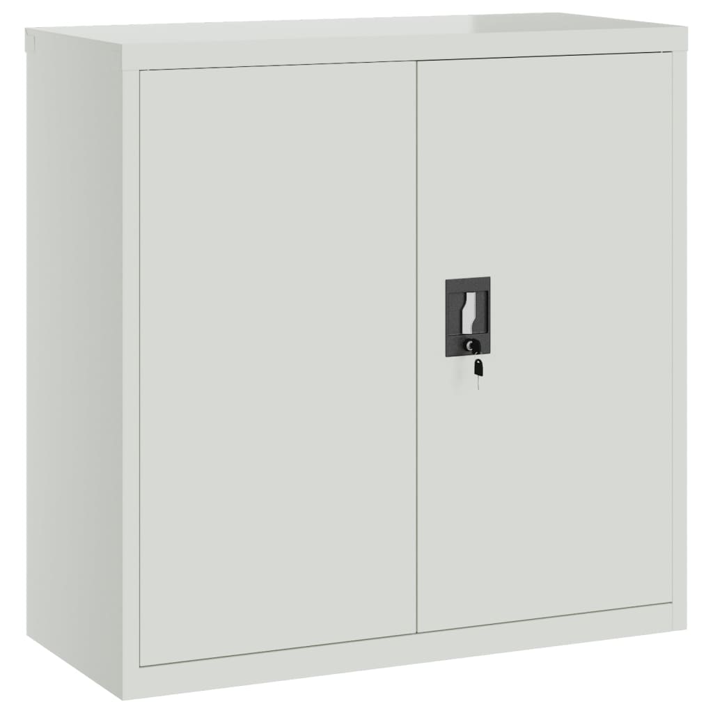 Aktenschrank Weiß 90x40x110 cm Stahl