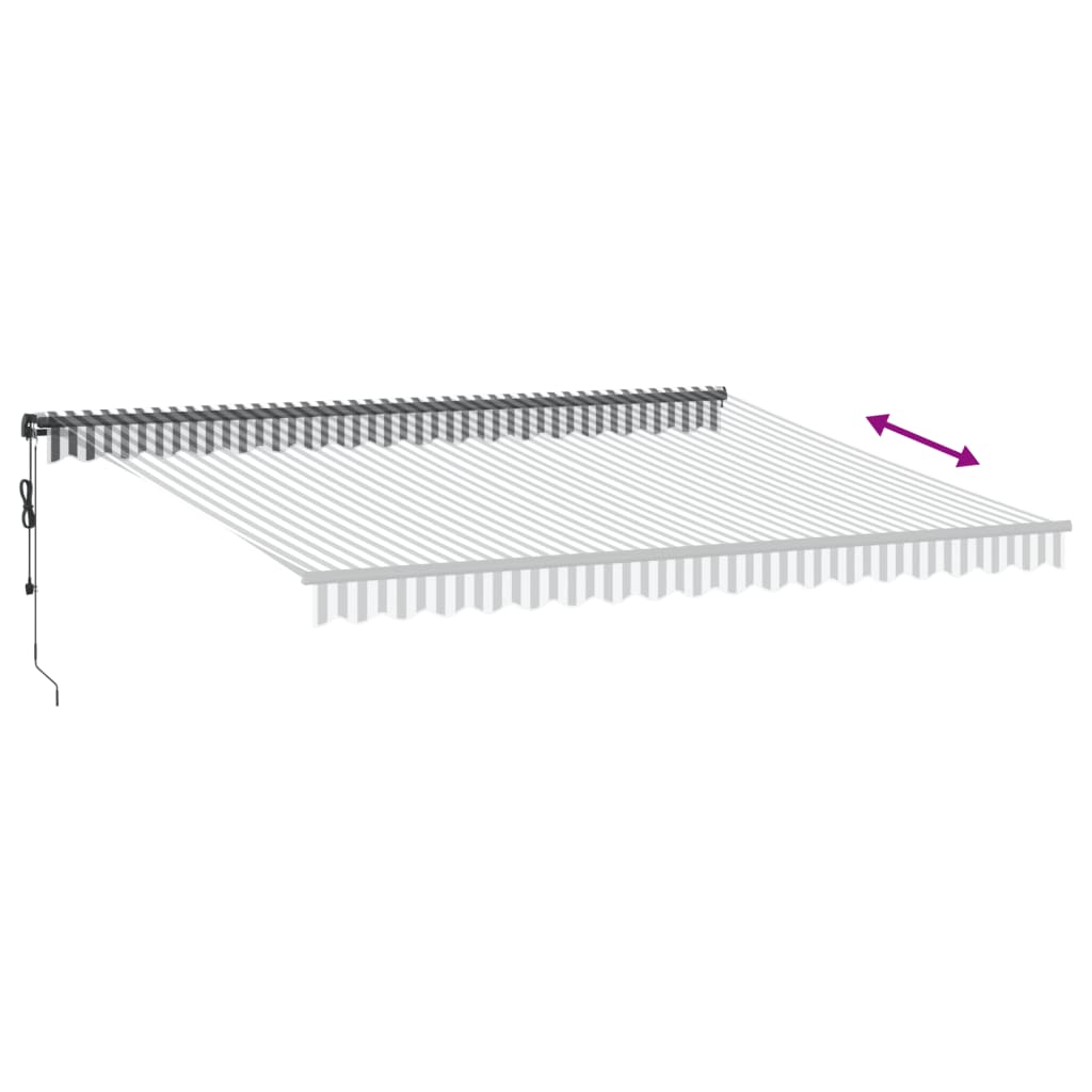 Markise Automatisch Einziehbar 350x250 cm Creme