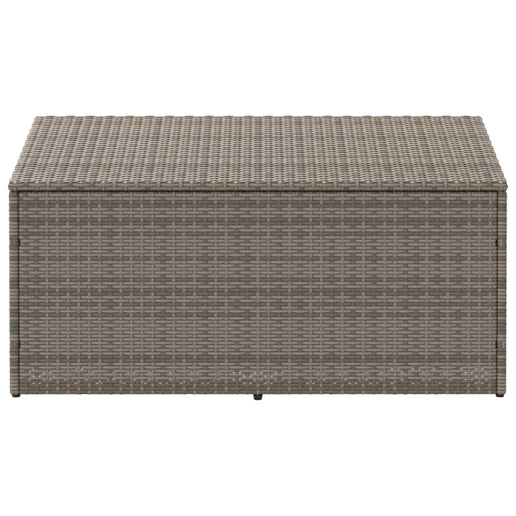 Garten-Aufbewahrungsbox Schwarz 110 x 50 x 58 cm Poly Rattan