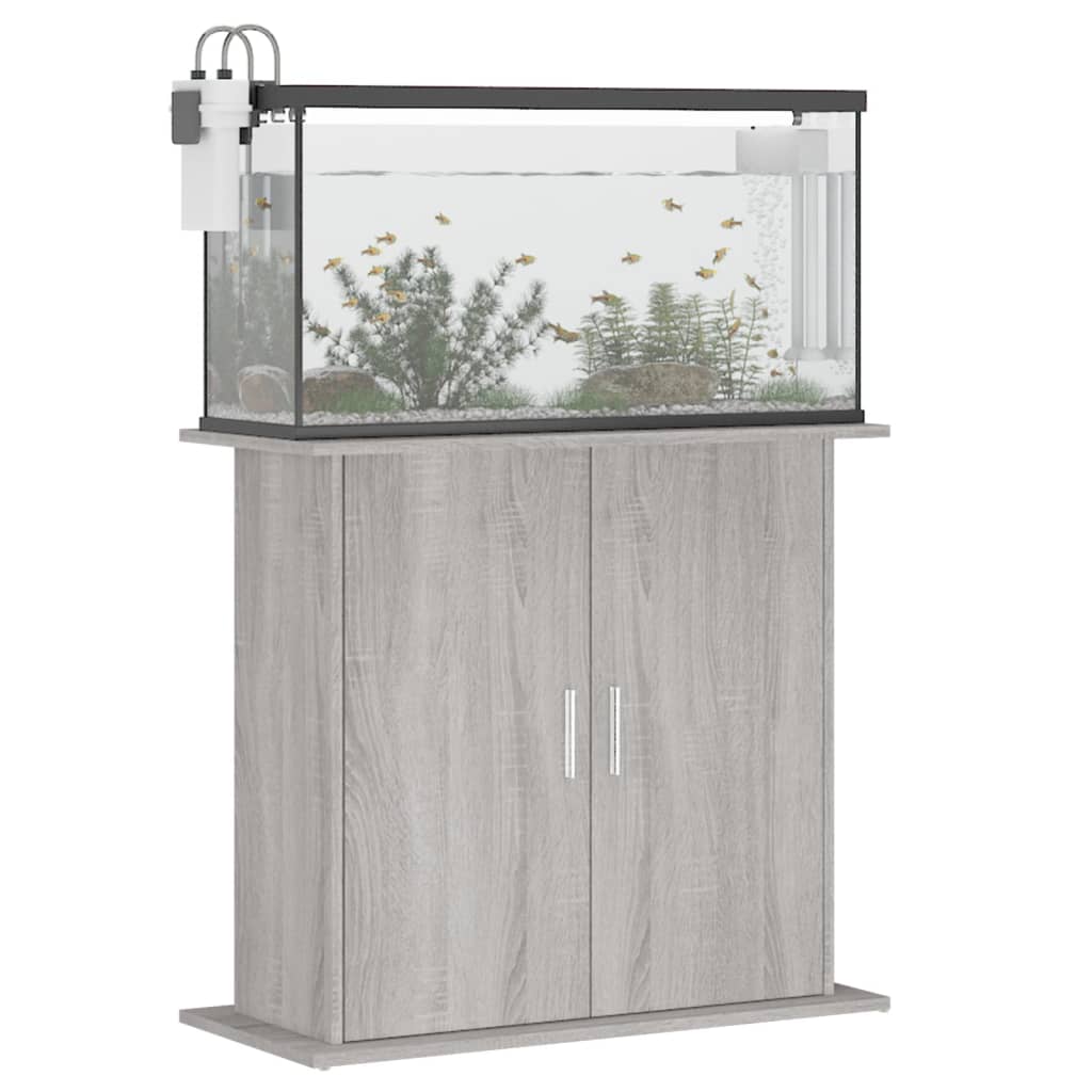 Aquariumständer Weiß 81x36x73 cm Holzwerkstoff