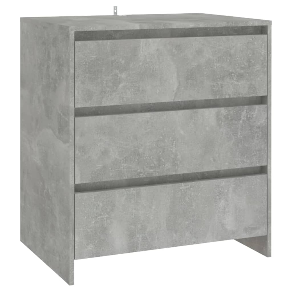 3-tlg. Sideboard Weiß Holzwerkstoff