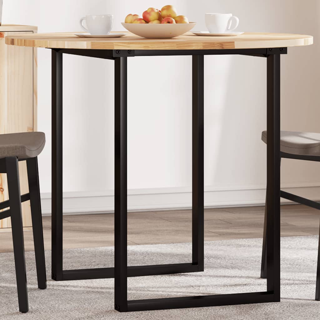 Tischplatte Rund Ø40x2 cm Massivholz Akazie
