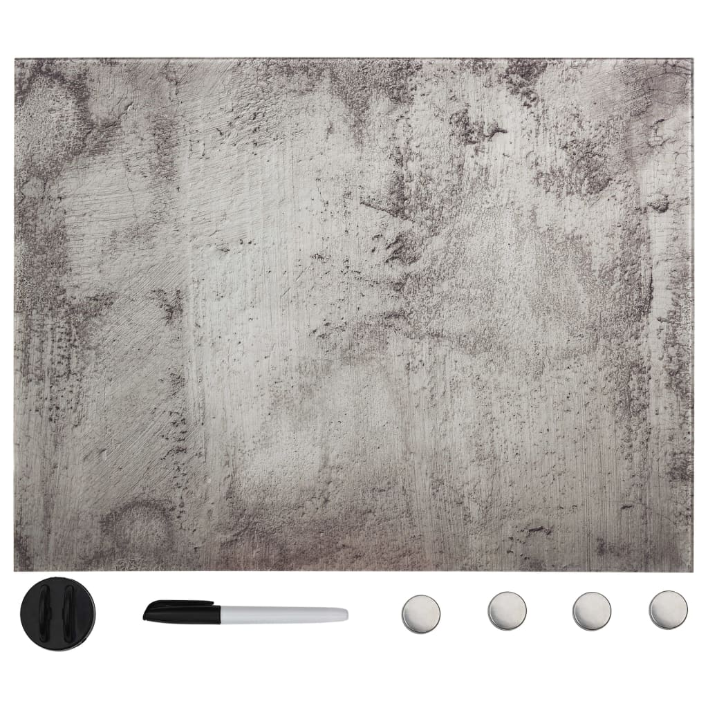 Magnettafel Wandmontage Glas 50x50 cm
