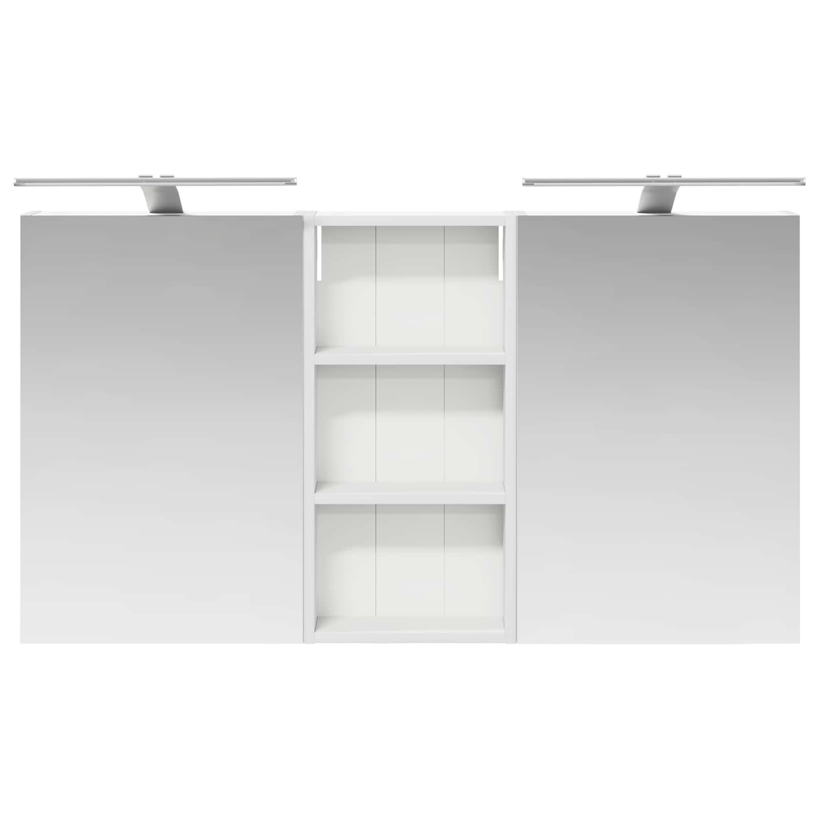 Badezimmerschrank-Set 3 pcs 80 x 10,5 x 50 cm Holzwerkstoff