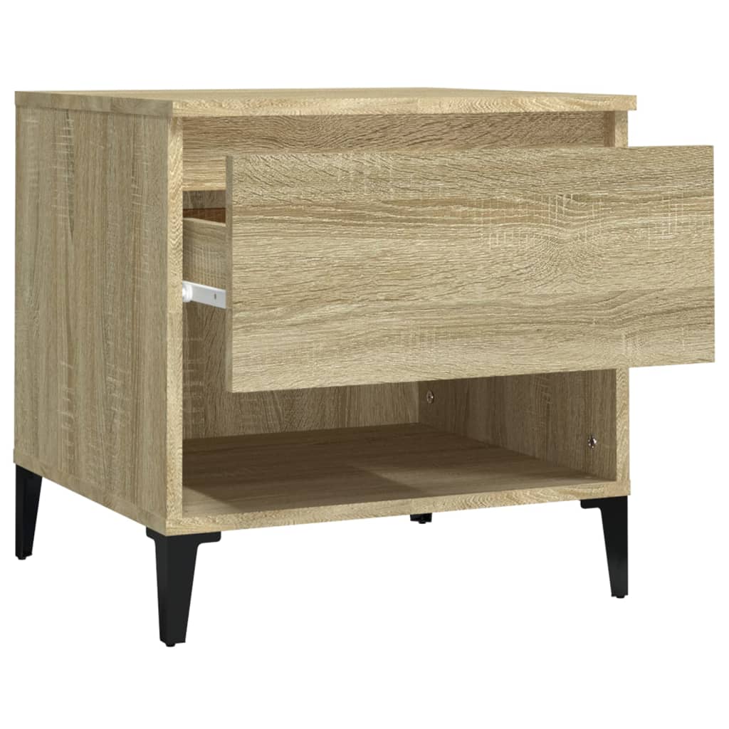 Beistelltisch Weiß 50x46x50 cm Holzwerkstoff
