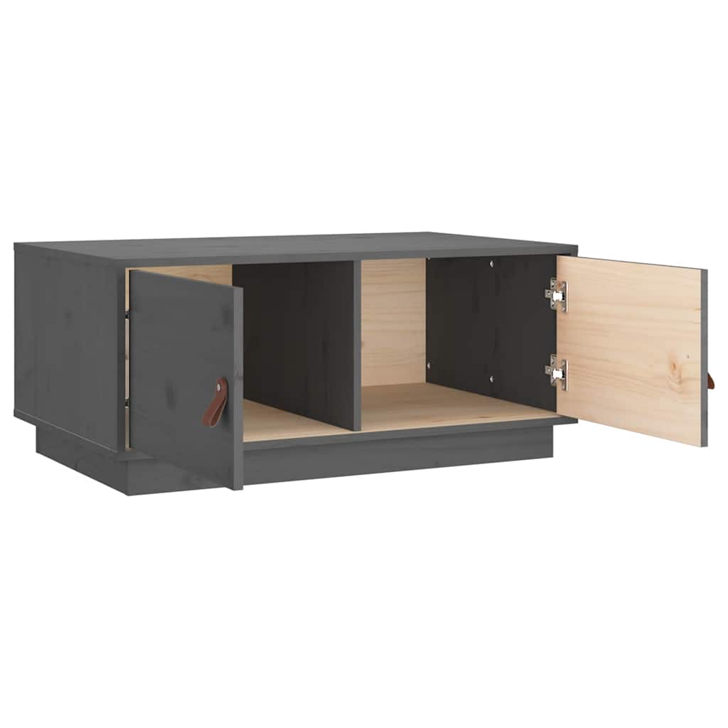 Couchtisch 80x50x35 cm Massivholz Kiefer