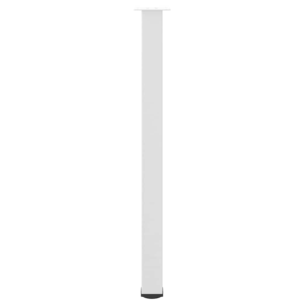 Bartischbeine 4 Stk. Schwarz 100-102 cm Stahl