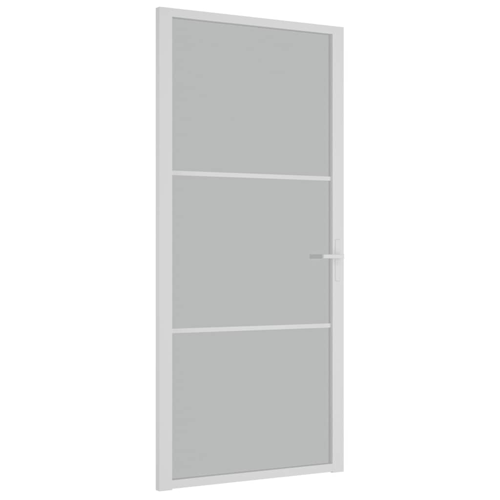 Innentür ESG Glas und Aluminium 76x201,5 cm Schwarz