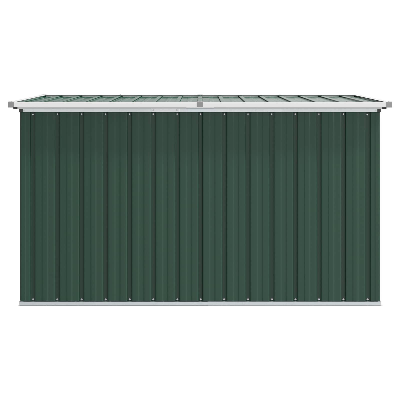 Außenlagerbox Holz 109 x 67 x 65 cm Verzinkter Stahl