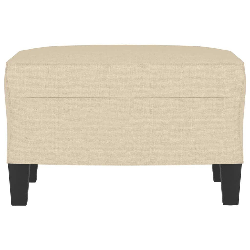 Fußhocker Hellgrau 60x50x41 cm Stoff