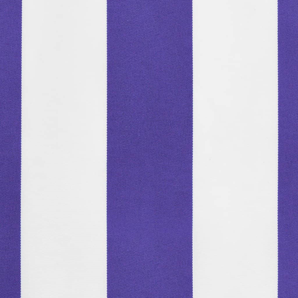 Markisenvolant Blau und Weiß Gestreift 3 m