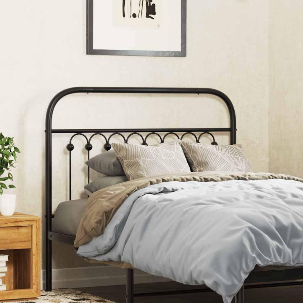 Ersatz-Kopfteil Metall Schwarz 75 cm