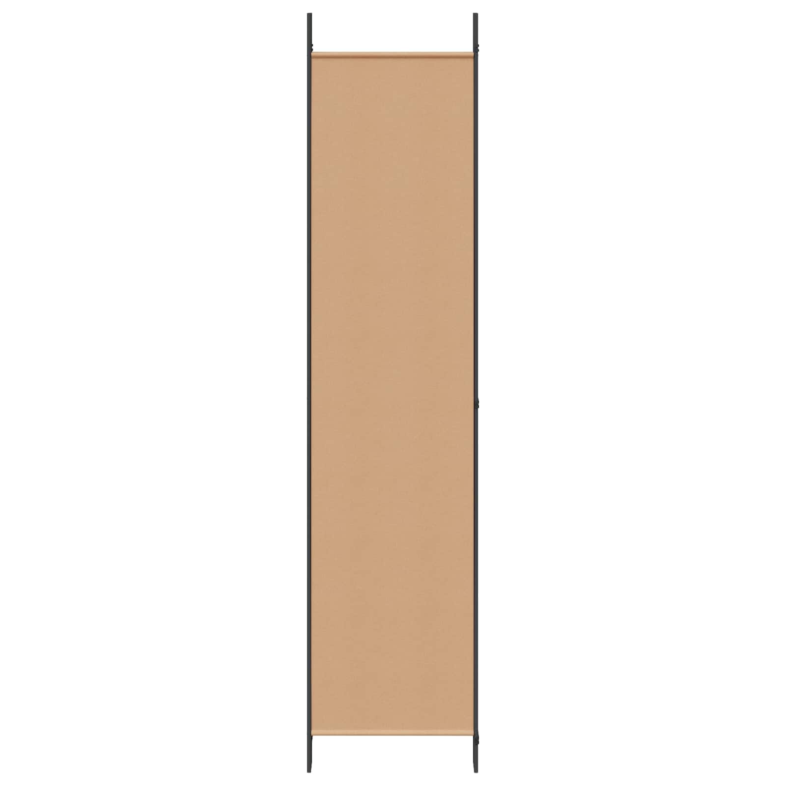3-teiliger Raumteiler Beige 150 x 220 cm Stoff