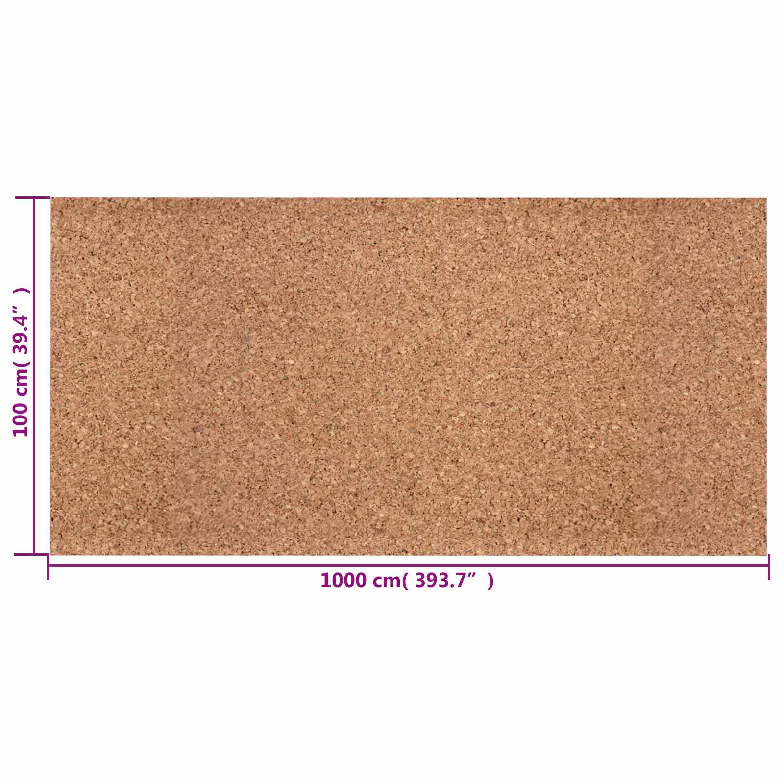 Korkrolle Braun 200 x 50 x 0,2 cm Kork