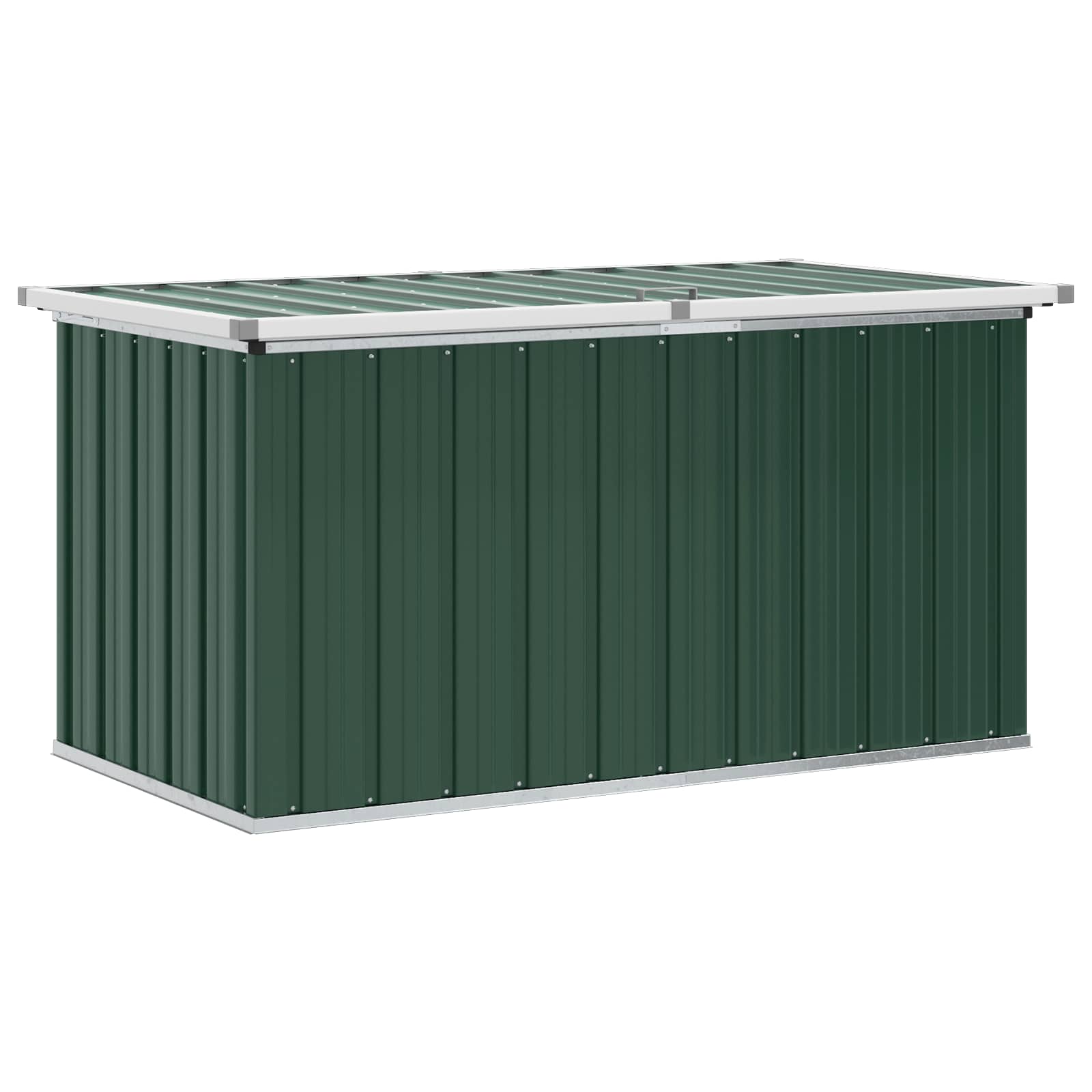 Außenlagerbox Holz 109 x 67 x 65 cm Verzinkter Stahl