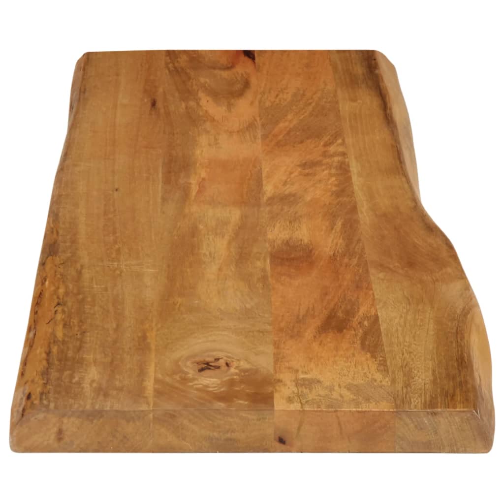 Tischplatte 40x40x2,5 cm Rechteckig Massivholz Akazie Baumkante