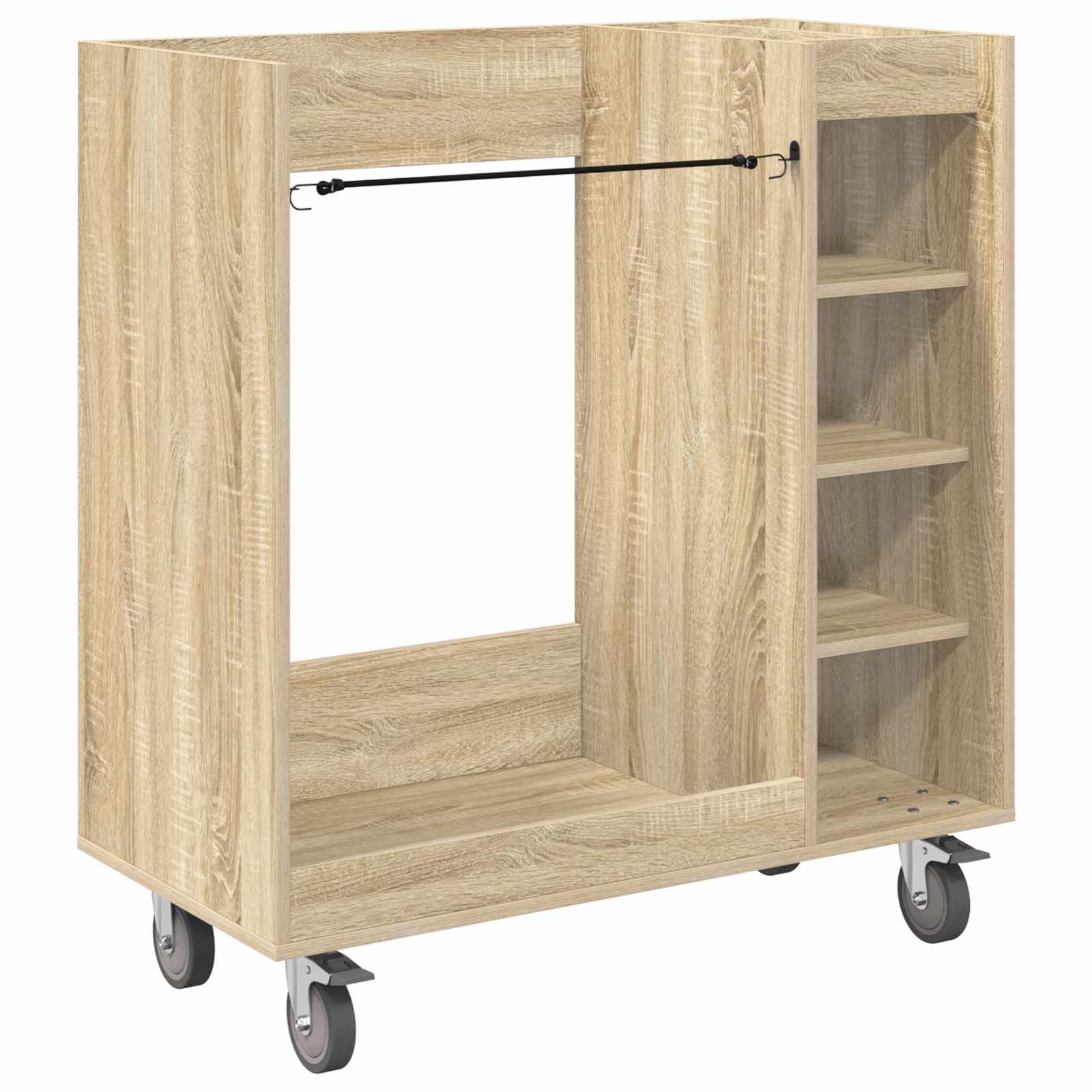 Golf Schrank Mit Rad Uni Weiß 65 x 45 x 98 cm
