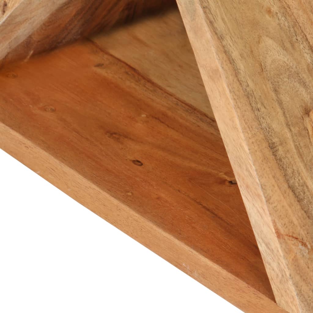 Beistelltisch 35x35x55 cm Altholz Massiv