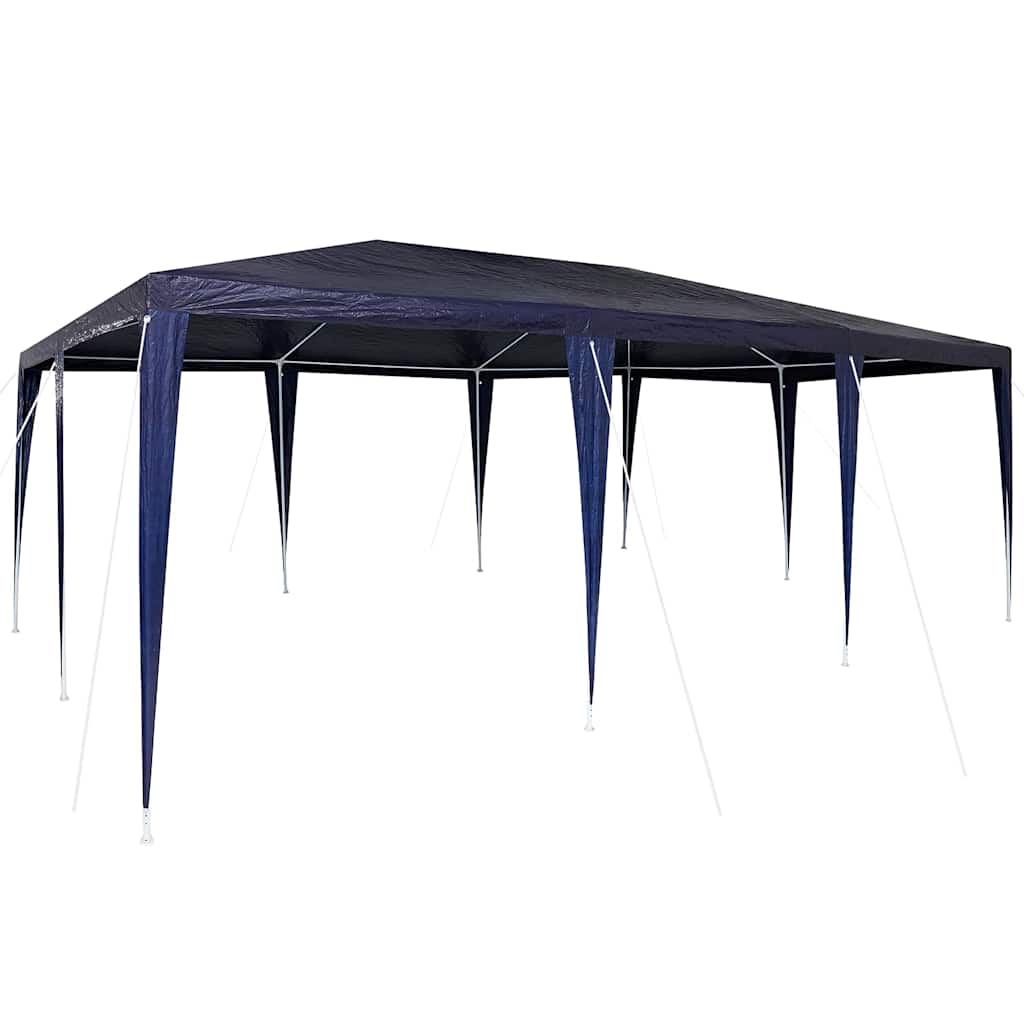 Party-Zelt Weiß 400 x 400 x 266 cm Polyethylen und Stahl