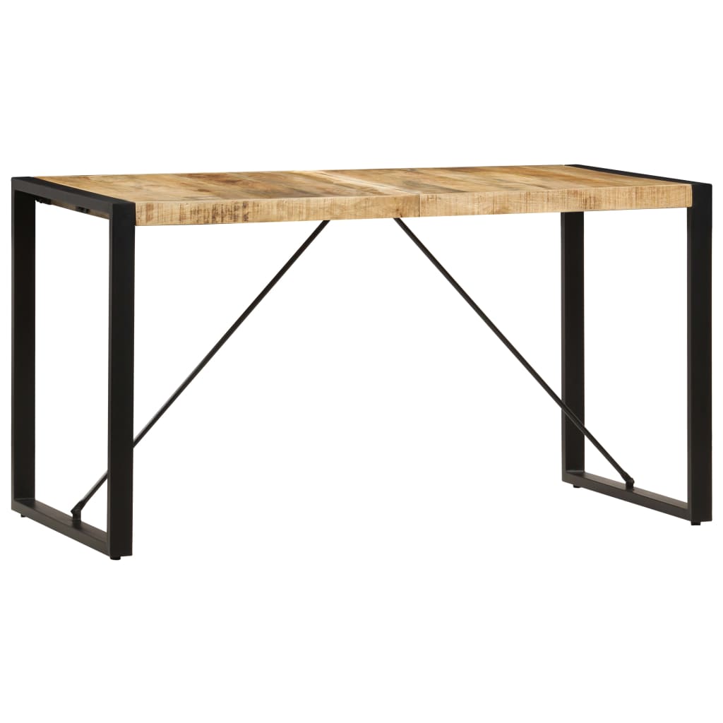 Esstisch 220x100x75 cm Massivholz Akazie
