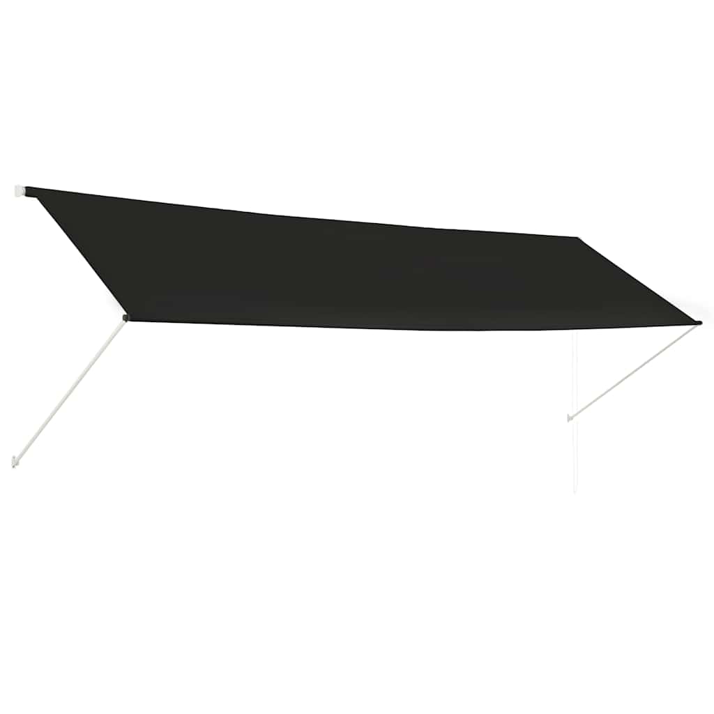 Einziehbare Markise 150×150 cm Blau und Weiß