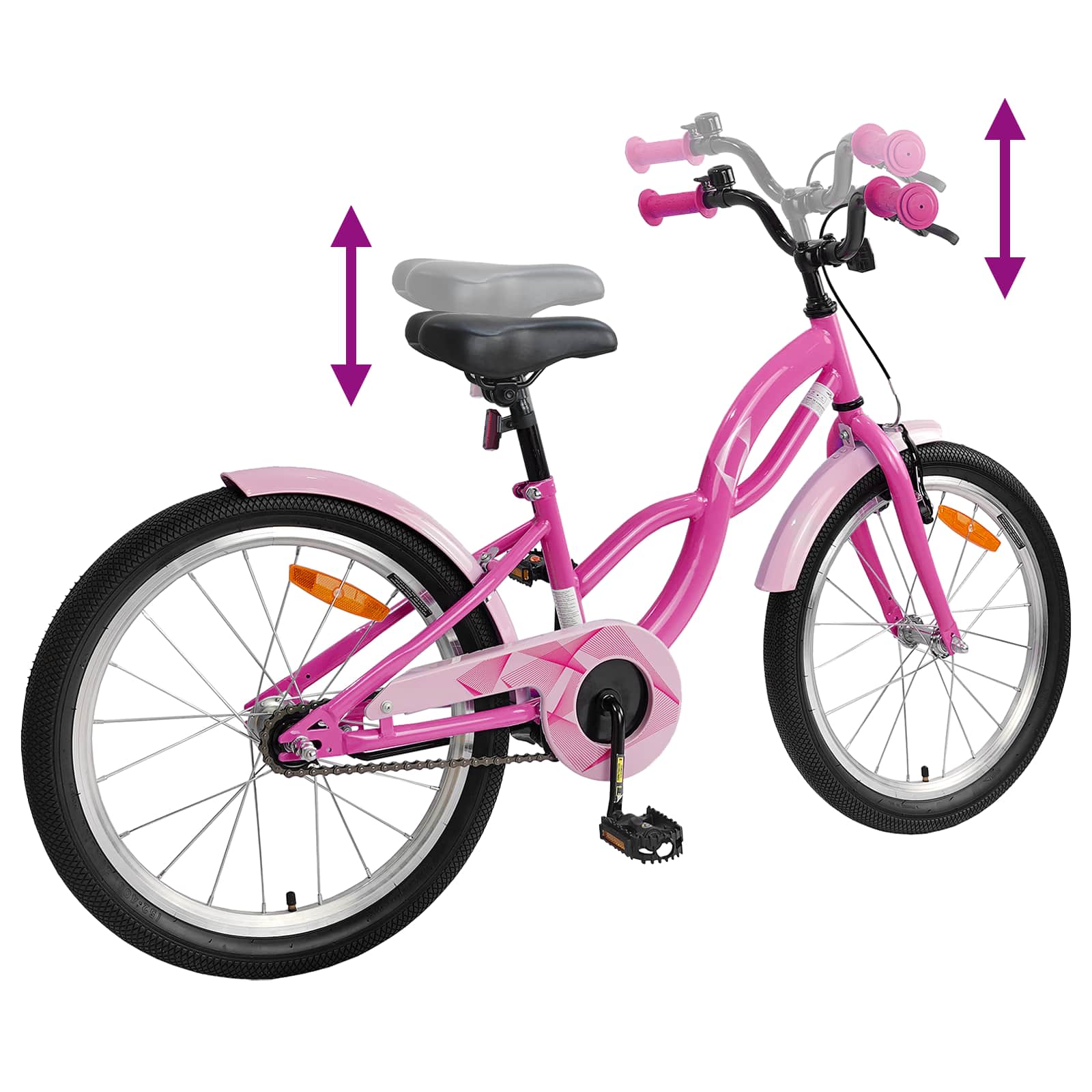 Kinderfahrrad 12 Zoll für 2-4 Jahre alt Himmelblau