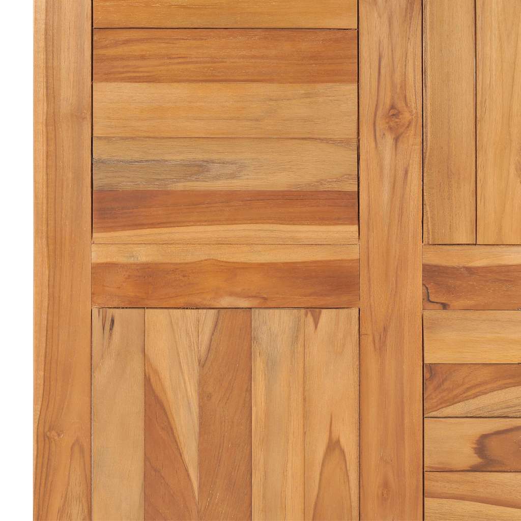 Tischplatte Massivholz Teak Rund 2,5 cm 40 cm