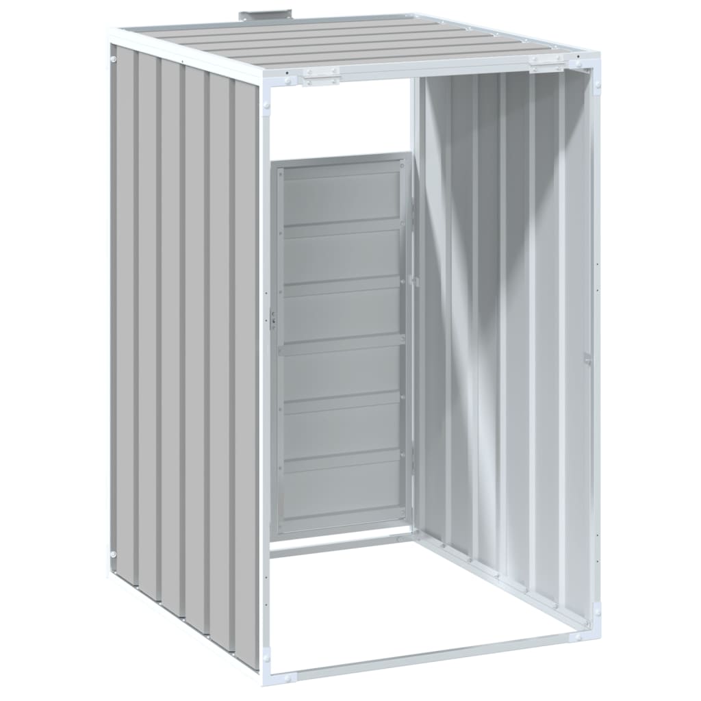 Mülltonnenbox für 1 Tonne Grün 72x81x115 cm Stahl