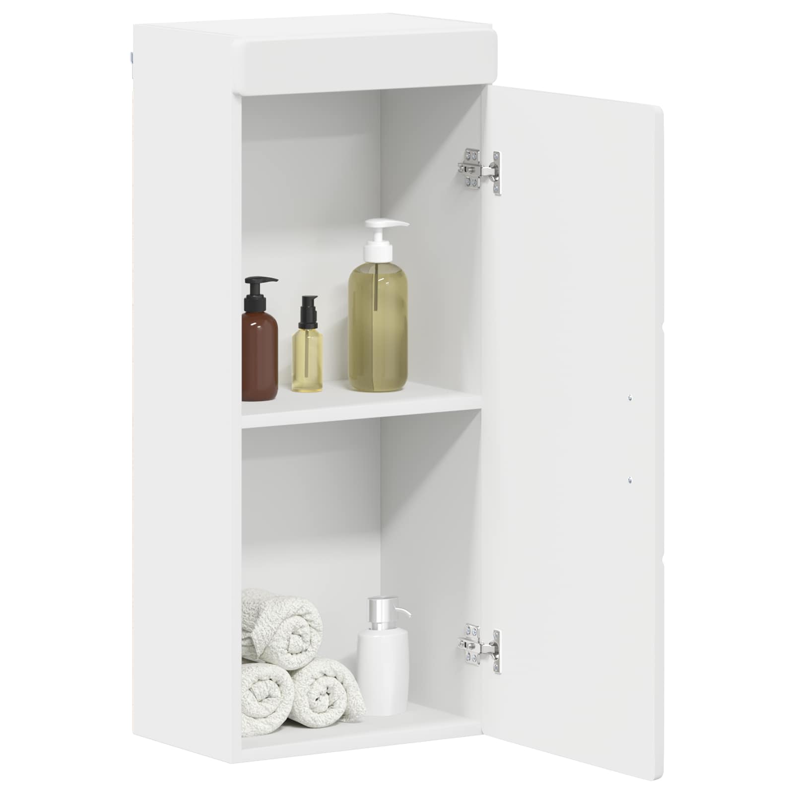 Badezimmermöbel-Set TULUM 2 pcs Weiß 60 x 34 x 63 cm